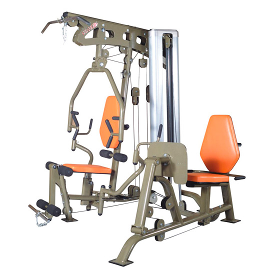 Comprehensive training machine-G-2028 Deluxe Two Station Gyms Commercial 